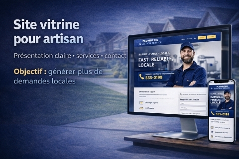 Site vitrine pour artisans