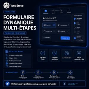 Formulaire dynamique multi-étapes (ponctuel)