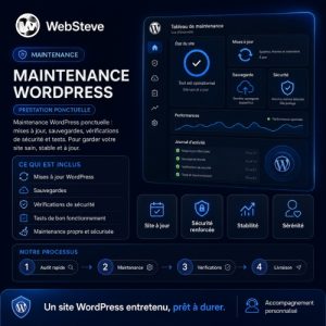 Maintenance WordPress (ponctuelle)