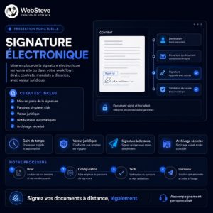 Signature électronique (ponctuelle)