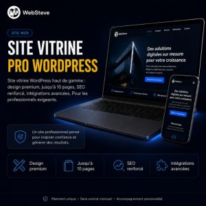 Site vitrine Pro WordPress