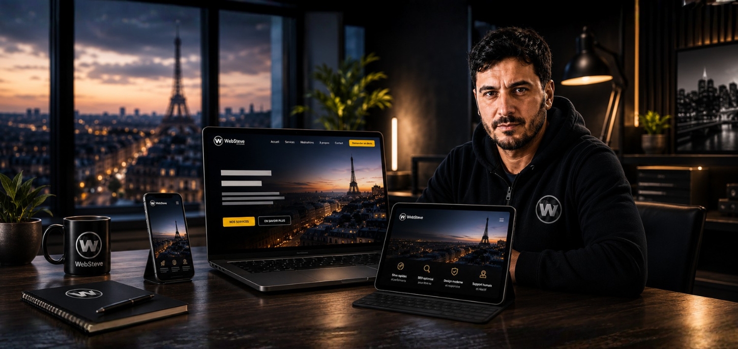 Refonte de site internet à Paris par l’agence WebSteve