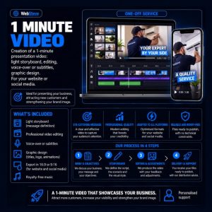 1-Minute Video (one-off)