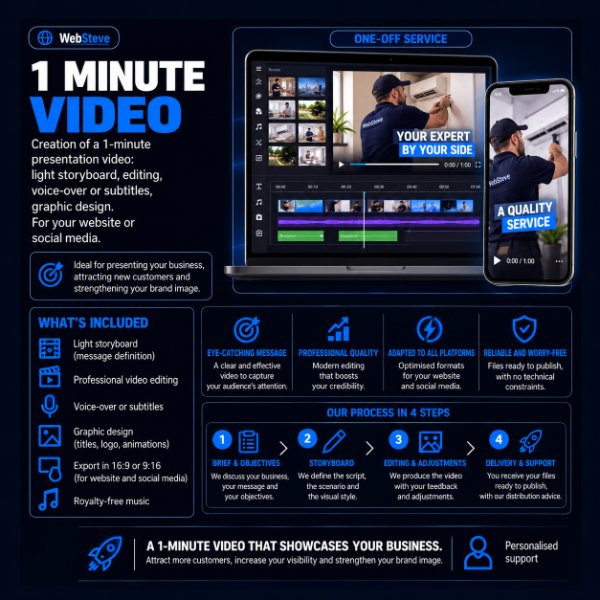 1-Minute Video (one-off)