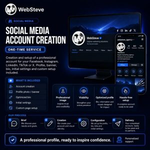 Social Media Account Setup (one-off)