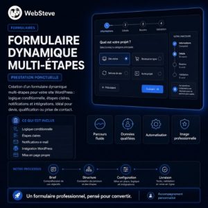 Formulaire dynamique multi-étapes (ponctuel)