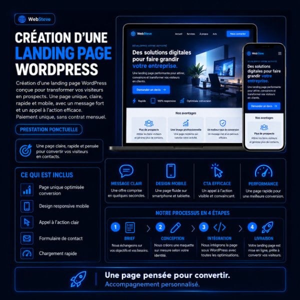 Landing page WordPress