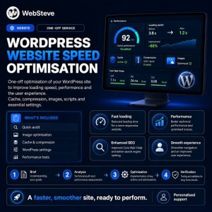 WordPress Speed Optimisation (one-off)