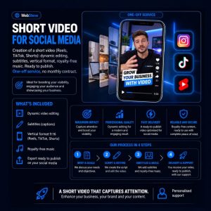 Short Social Media Video (one-off)