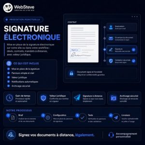 Signature électronique (ponctuelle)