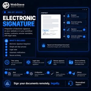 Electronic Signature (one-off)