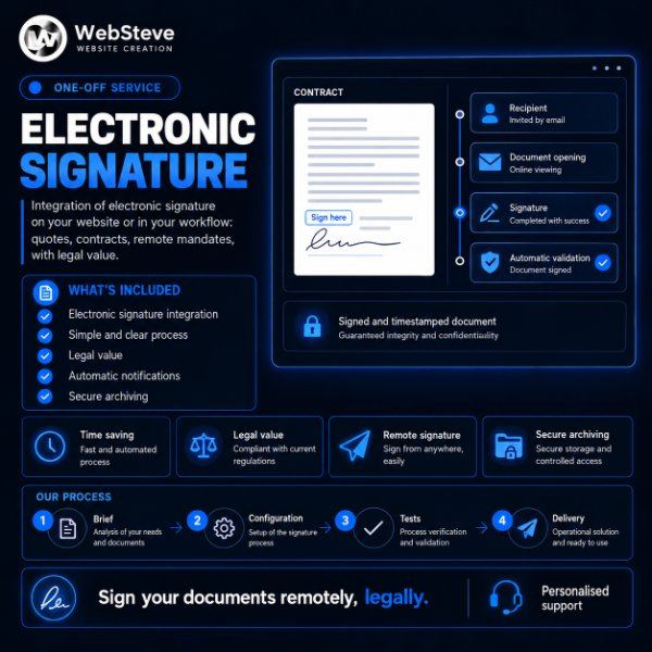 Electronic Signature (one-off)