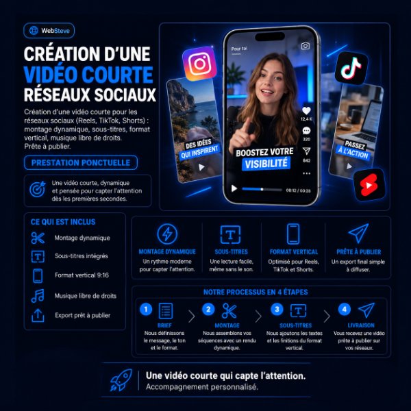 Vidéo courte réseaux sociaux (ponctuelle)